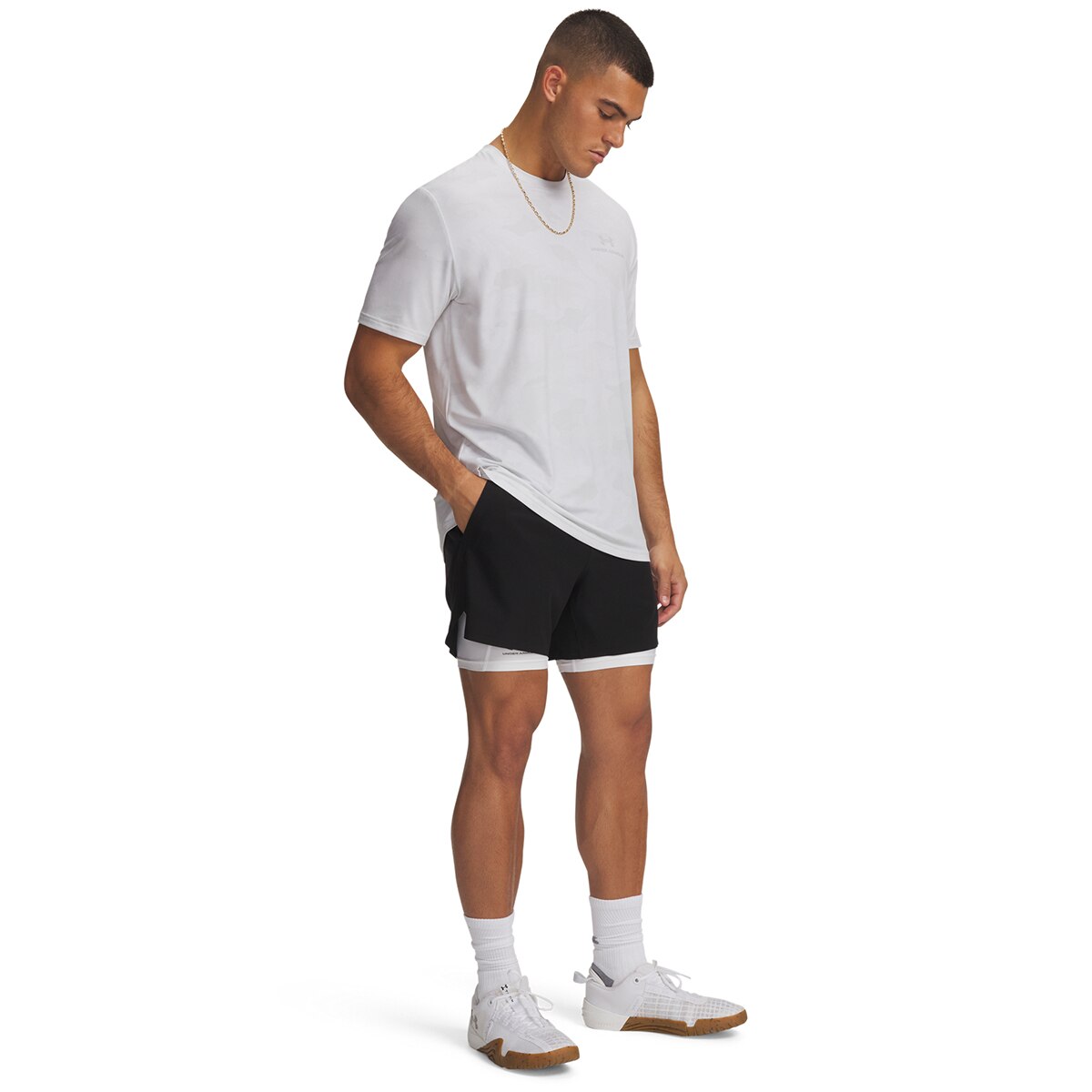 Calções de Homem UA Vanish Elite 6in Short Preto-3