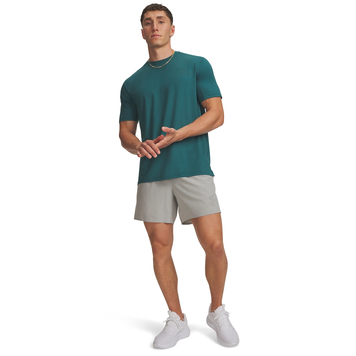 Calções de Training de Homem UA Vanish Elite 6in Short Cinzento-chumbo-3
