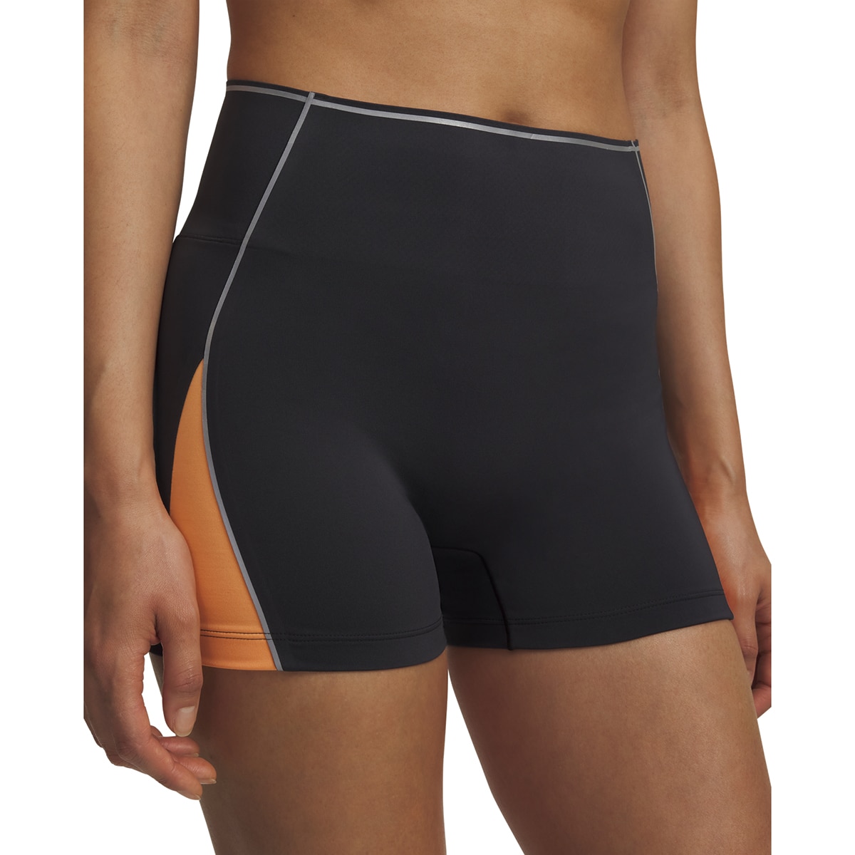 Leggings Tipo Calções de Mulher Running UA Halo Run Shorty Cinzento-escuro-4