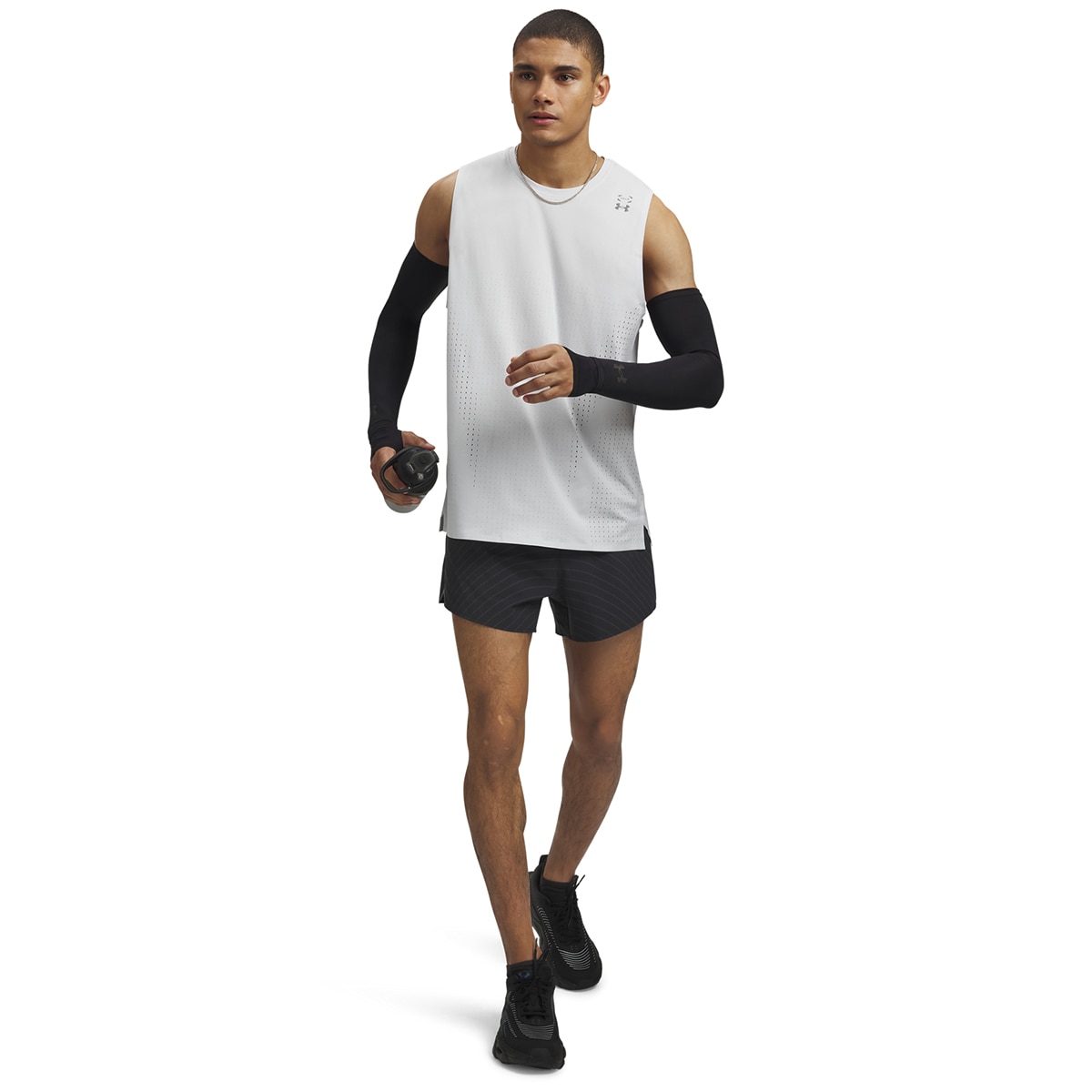 Calções de Running de Homem UA Halo Run Reflective Short Cinzento-escuro-3
