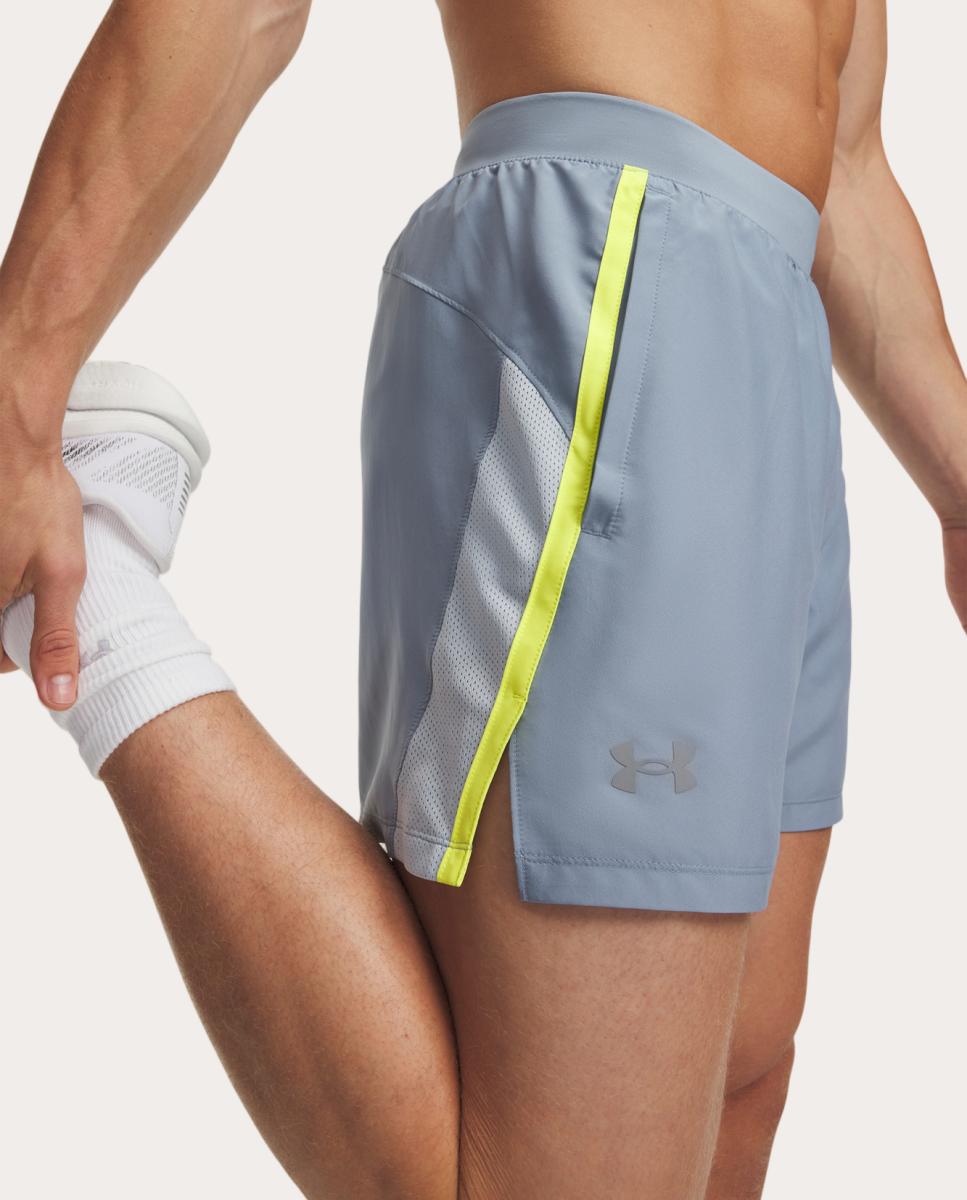 Calções de Homem UA Launch 5'' Shorts Azul-3