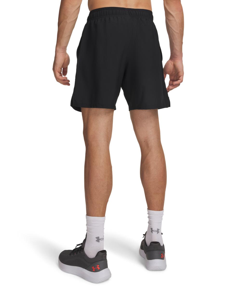 Pantalón corto de hombre UA Tech Woven Wordmark Short Under Armour - Negro Negro-2