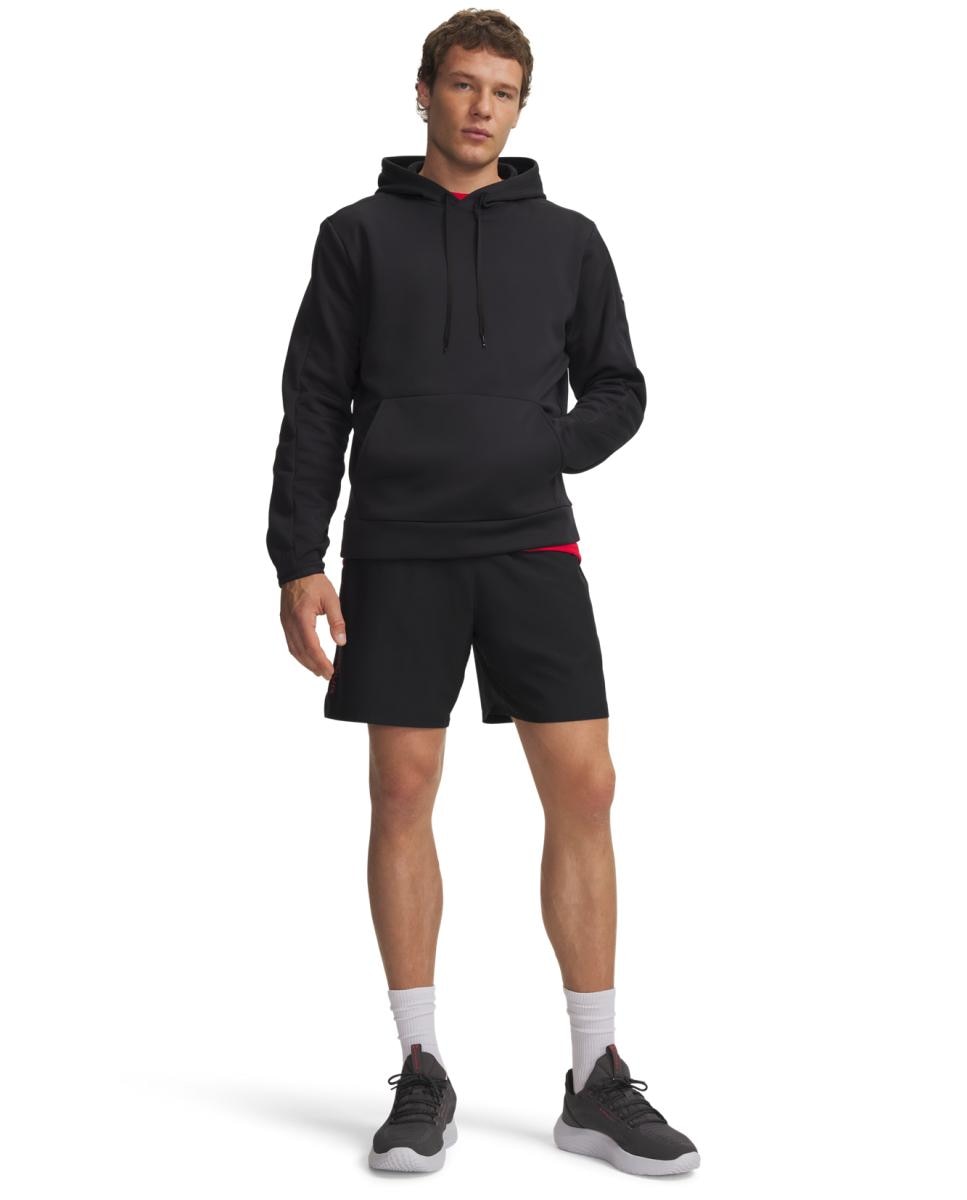 Pantalón corto de hombre UA Tech Woven Wordmark Short Under Armour - Negro Negro-3