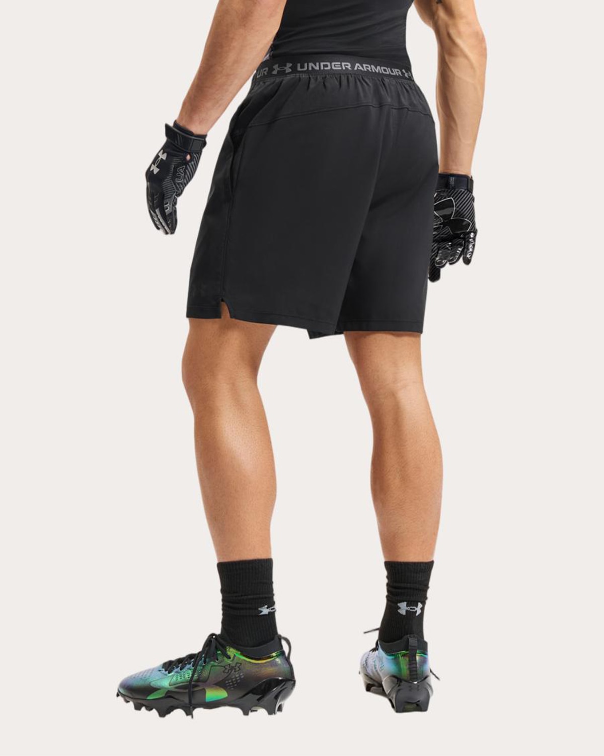 Calções de Homem UA Vanish Wven Short 2.0 6in Preto-2