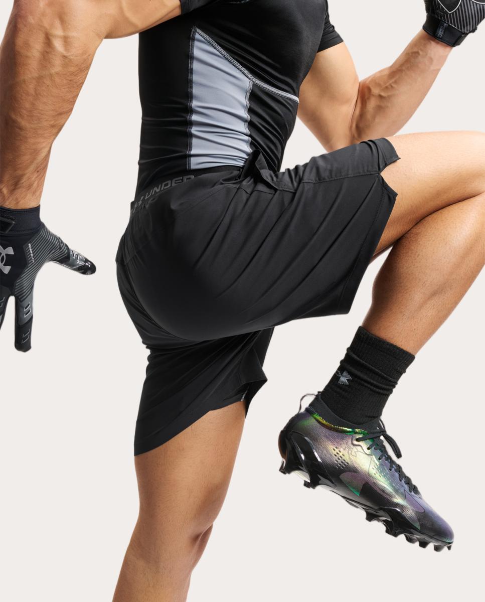 Calções de Homem UA Vanish Wven Short 2.0 6in Preto-5