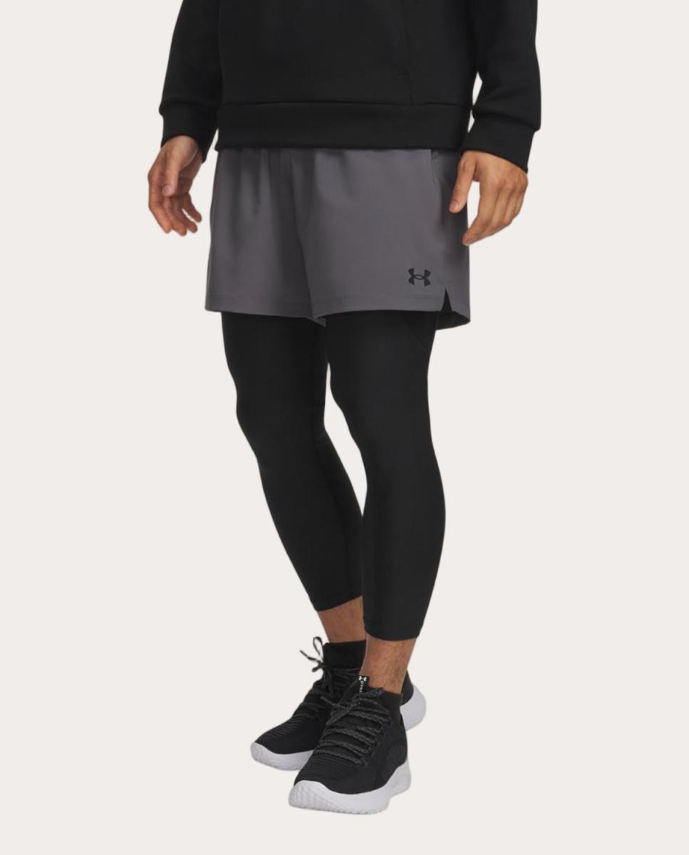Calções de Homem UA Vanish Wven Short 2.0 6in Cinzento-granito-3