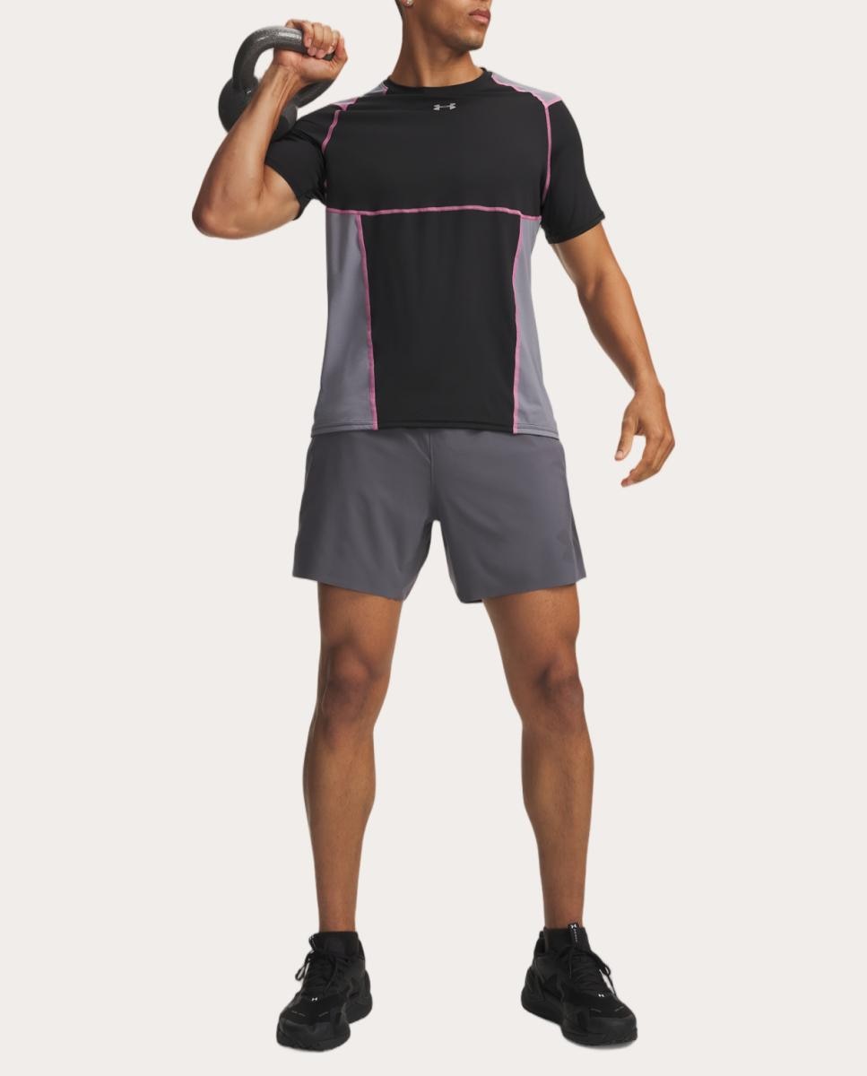 Calções de Homem UA Vanish Elite 6in Short Cinzento-granito-4