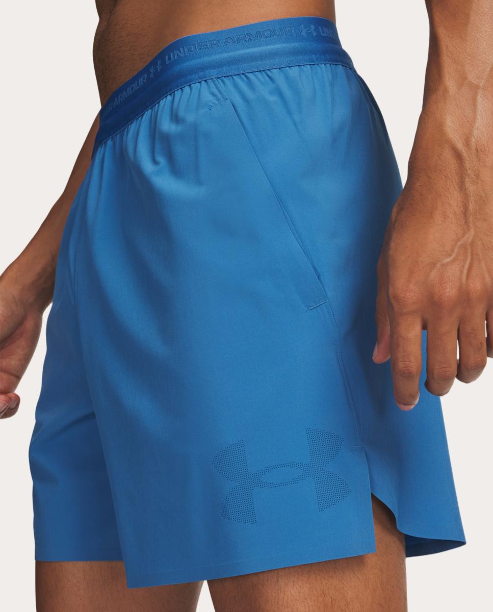 Calções de Homem UA Vanish Elite 6in Short Azul-3