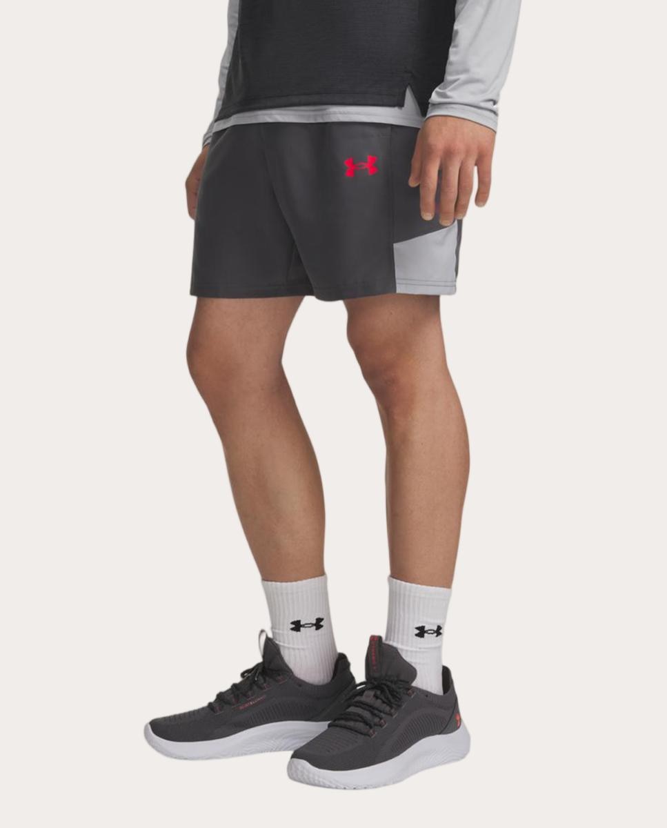 Calções de Homem UA Tech Utility Shorts Cinzento-granito-3