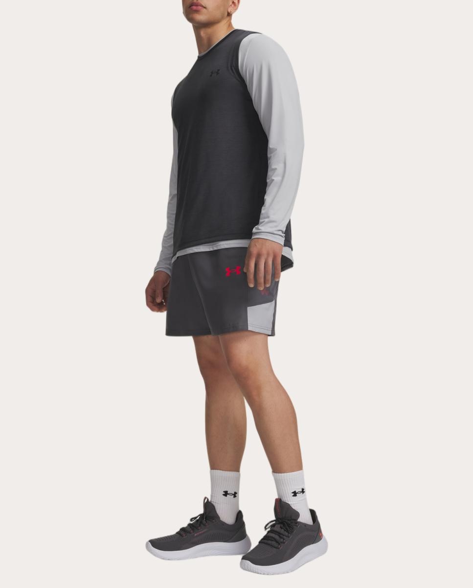 Calções de Homem UA Tech Utility Shorts Cinzento-granito-4