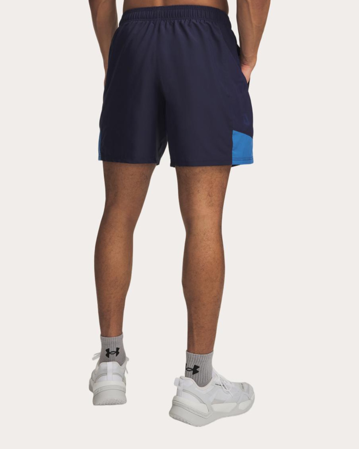 Calções de Homem UA Tech Utility Shorts Azul-noite-2