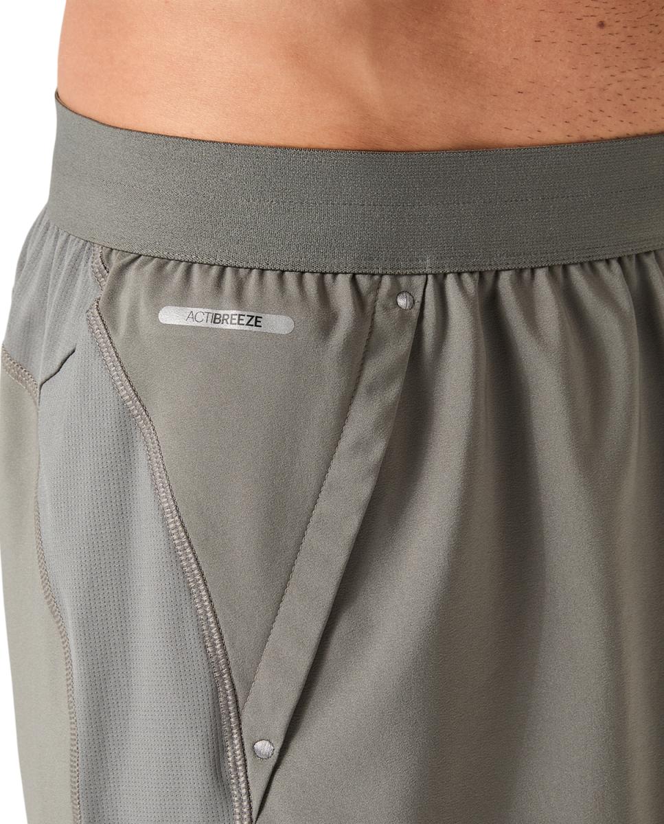 Calções de Homem Road 5In Short Cinzento-escuro / Verde-6