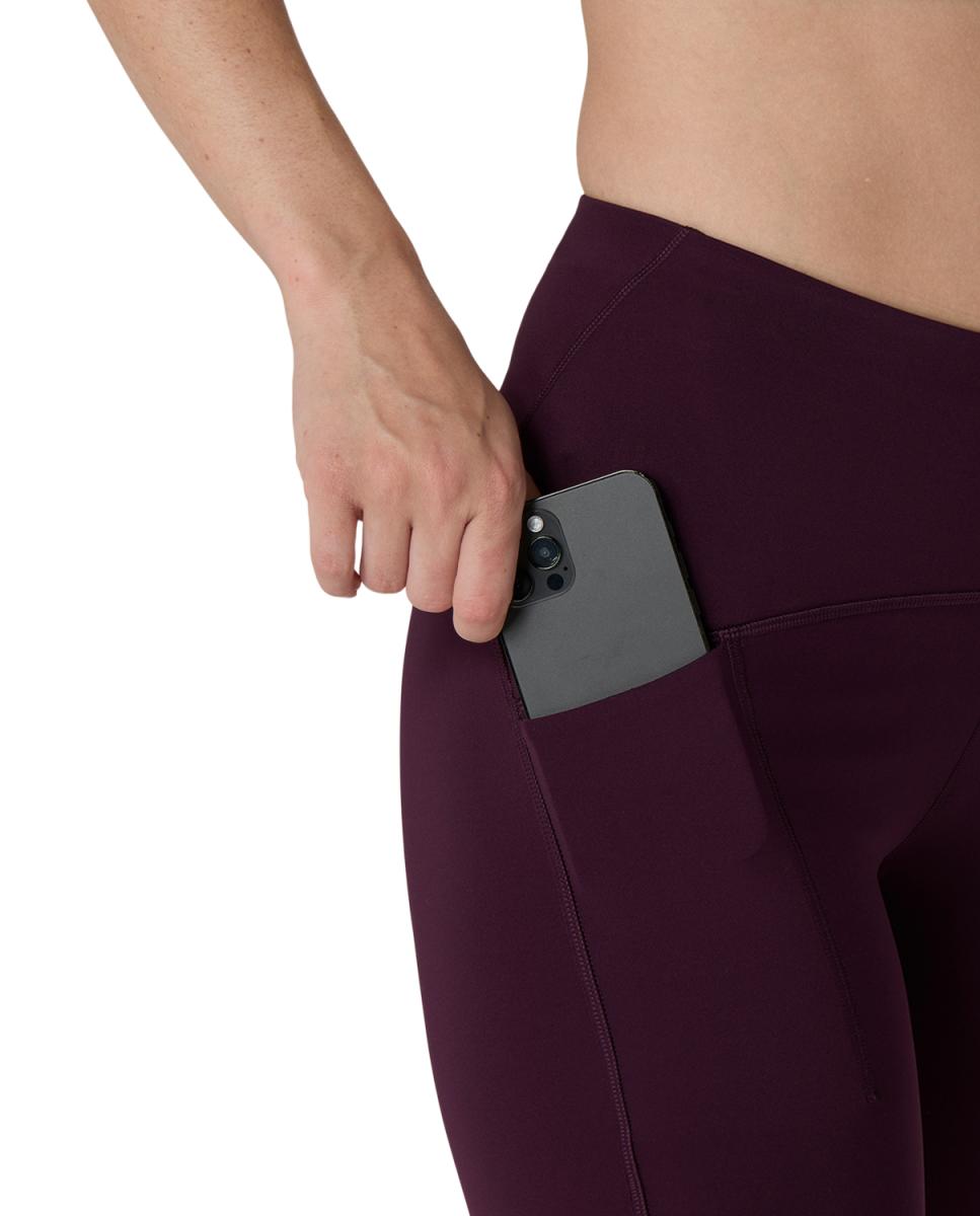Leggings de Mulher Road High Waist 8In Sprinter Beterraba-6