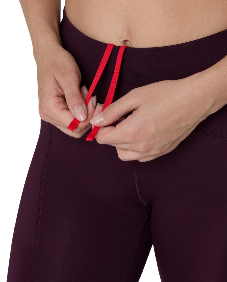 Leggings de Mulher Road High Waist 8In Sprinter Beterraba-7