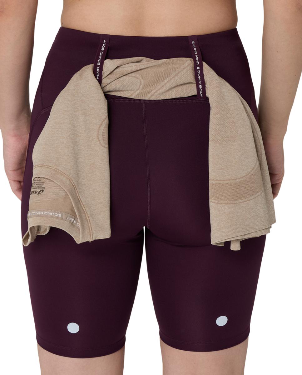 Leggings de Mulher Road High Waist 8In Sprinter Beterraba-9