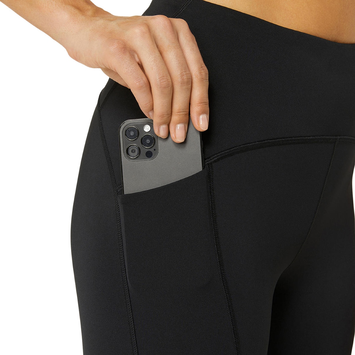 Leggings de Mulher Core Sprinter Road High Waist Tight Preto-6