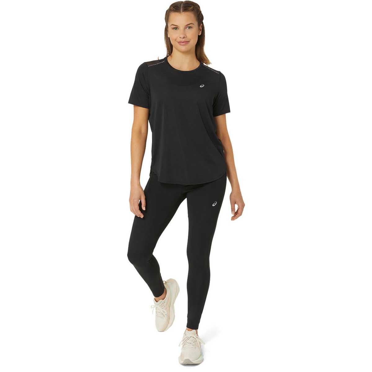 Leggings de Mulher Core Sprinter Road High Waist Tight Preto-8