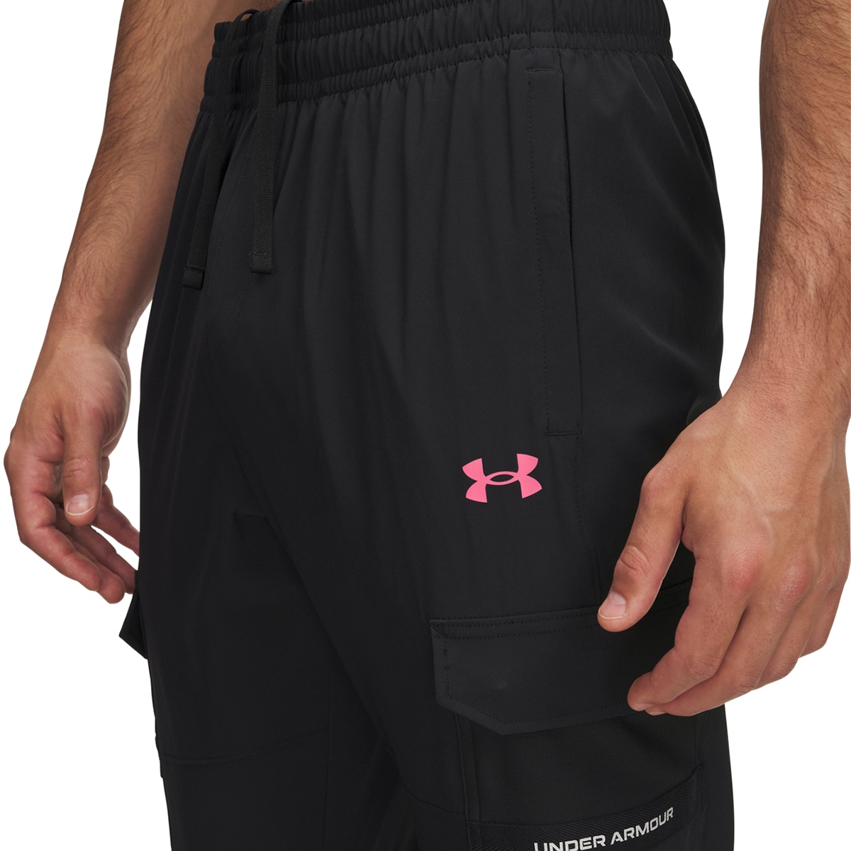 Calças de Homem UA Tech Utility Woven Pant Preto-3