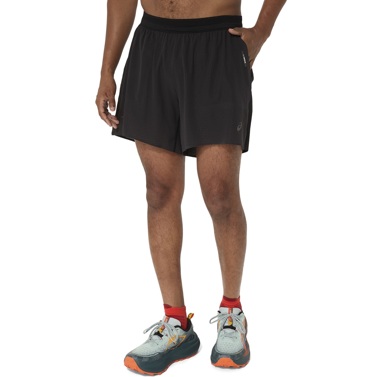 Calções de Running de Homem Fujitrail Elite Short Preto-1