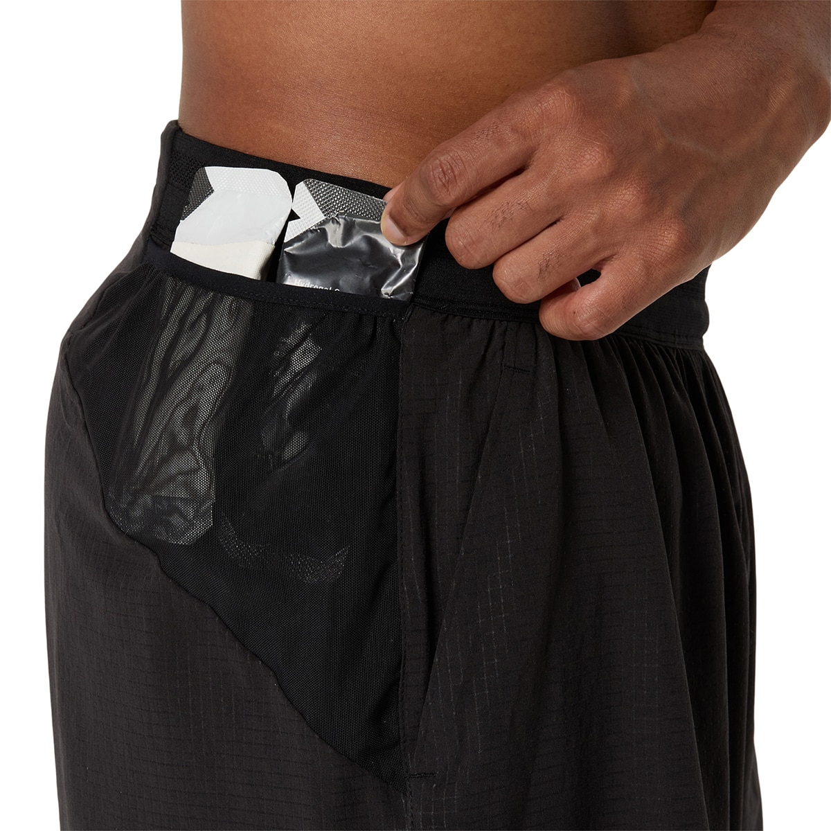 Calções de Running de Homem Fujitrail Elite Short Preto-7