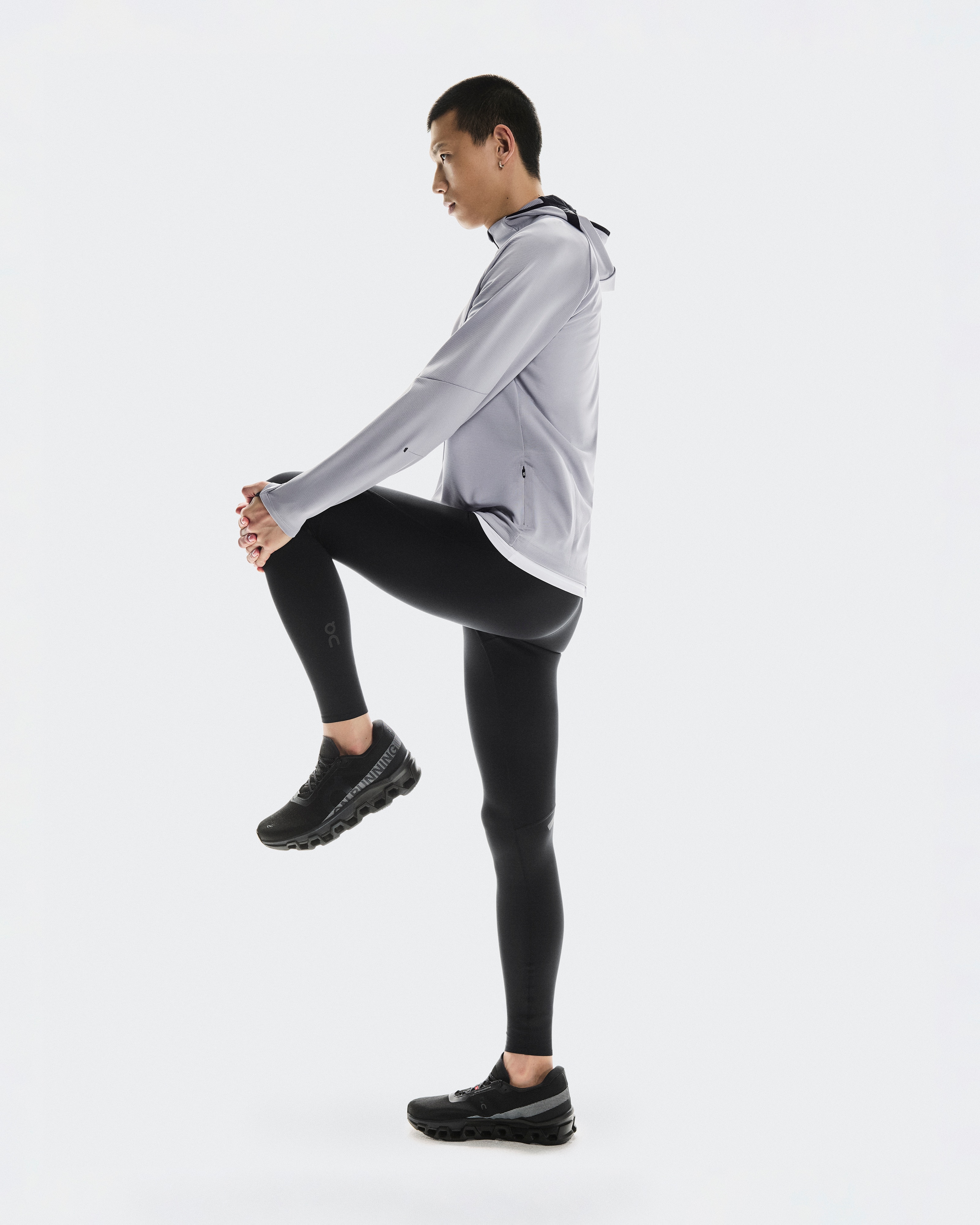 Malla de hombre Performance Tights On - Negro Negro-3