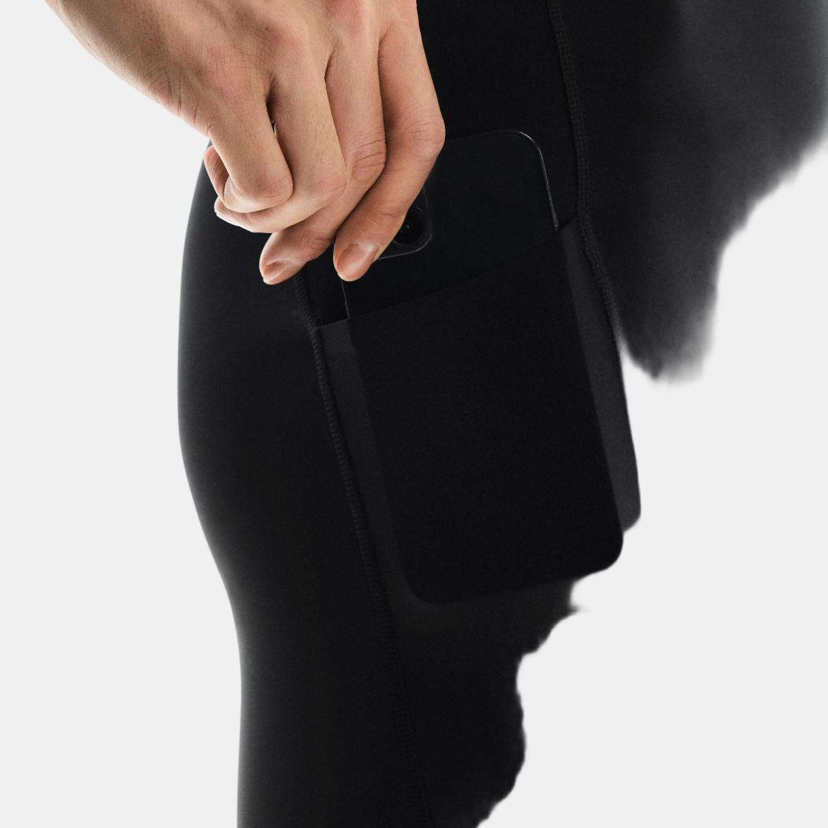 Malla de hombre Performance Tights On - Negro Negro-7