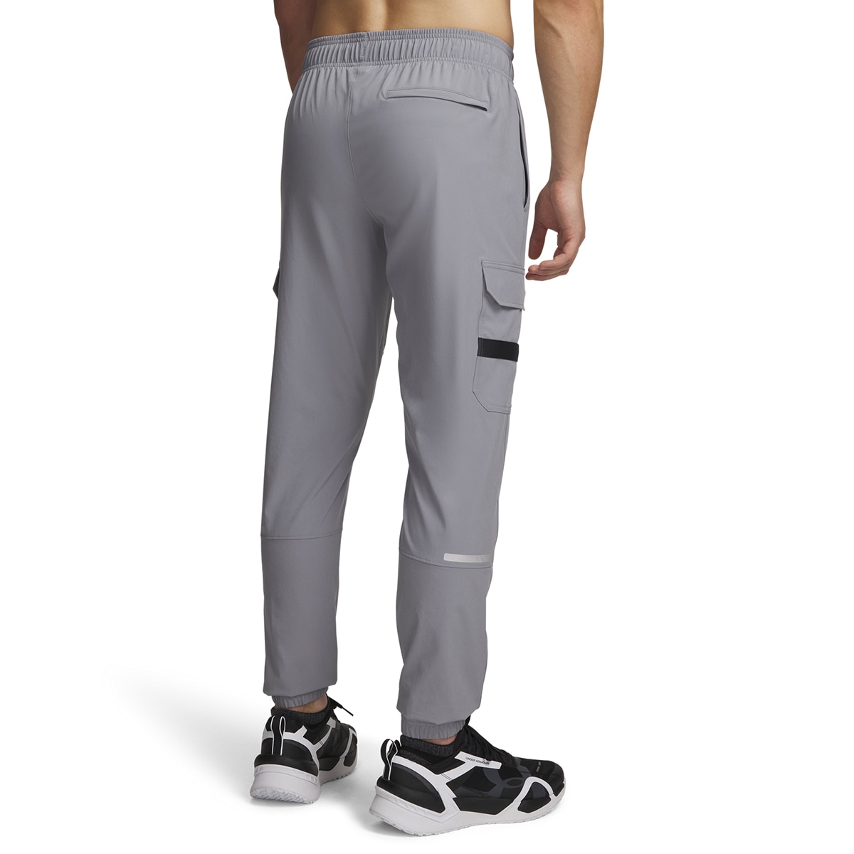 Calças de Homem Training UA Tech Utility Woven Pant Cinzento-aço-2