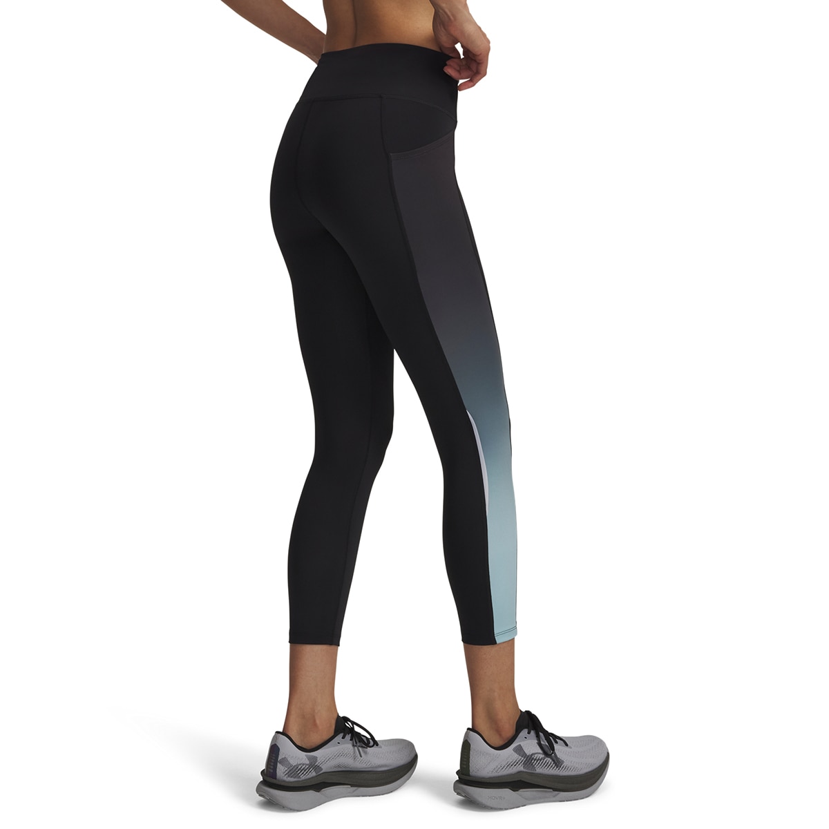 Leggings de Running de Mulher UA Velociti Ankle Prt Tights Preto-2