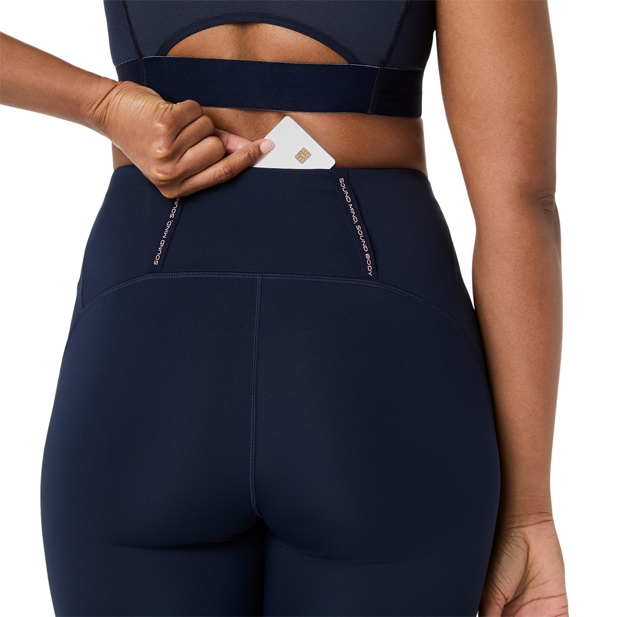 Leggings de Mulher Core Sprinter Road High Waist Tight Azul-8