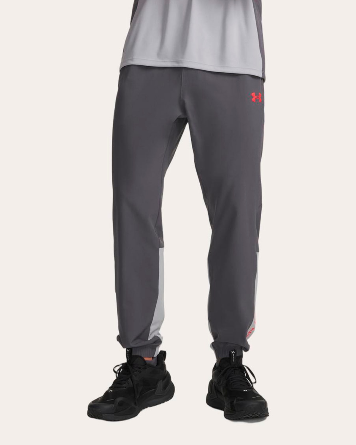 Calças de Homem UA Tech Utility Woven Pant Cinzento-granito-1