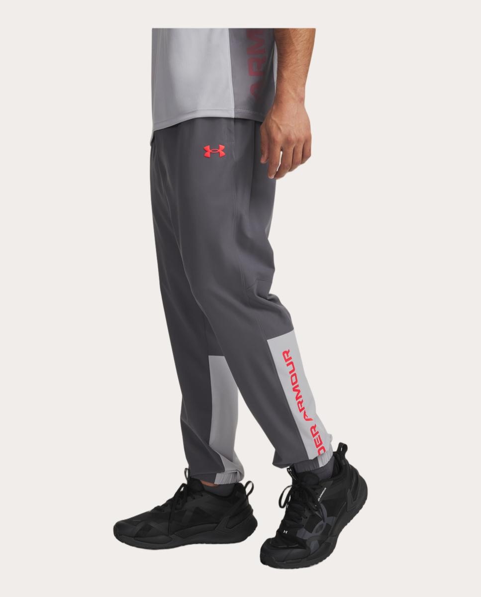 Calças de Homem UA Tech Utility Woven Pant Cinzento-granito-3