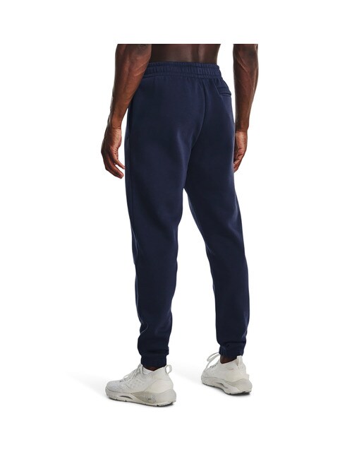 Calças de Homem Essential Fleece Azul-marinho / Branco-2