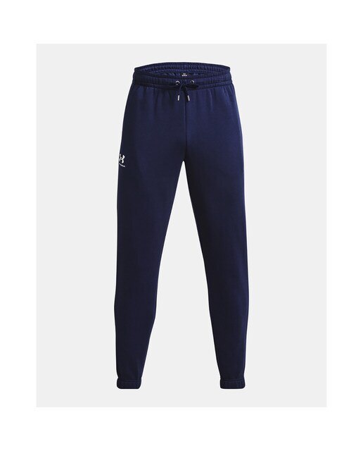 Calças de Homem Essential Fleece Azul-marinho / Branco-4