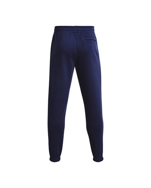Calças de Homem Essential Fleece Azul-marinho / Branco-5