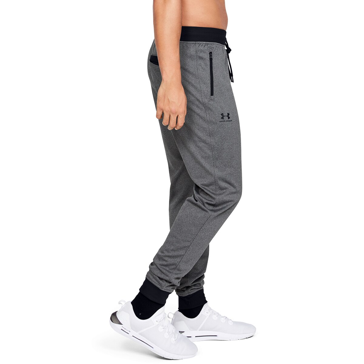 Calças de Homem Sportstyle Tricot Jogger Cinzento carvão-3