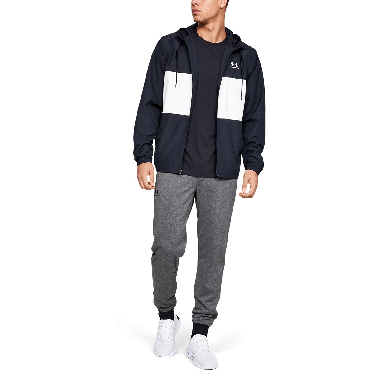 Calças de Homem Sportstyle Tricot Jogger Cinzento carvão-4
