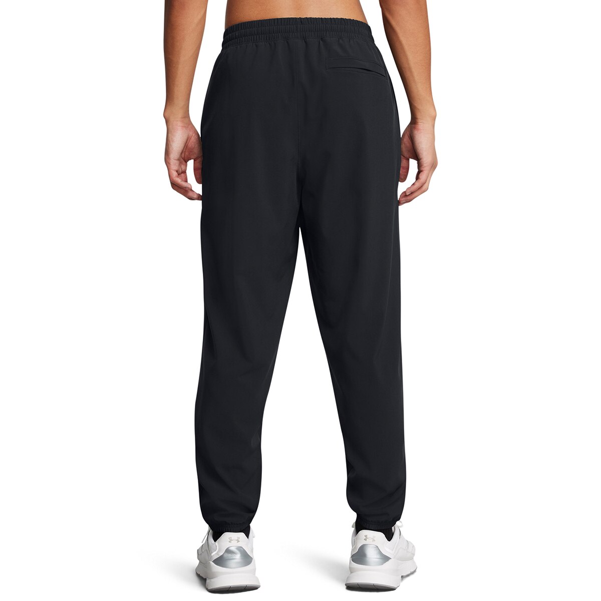 Calças de Homem UA Vibe Woven Jogger Preto / Branco-2