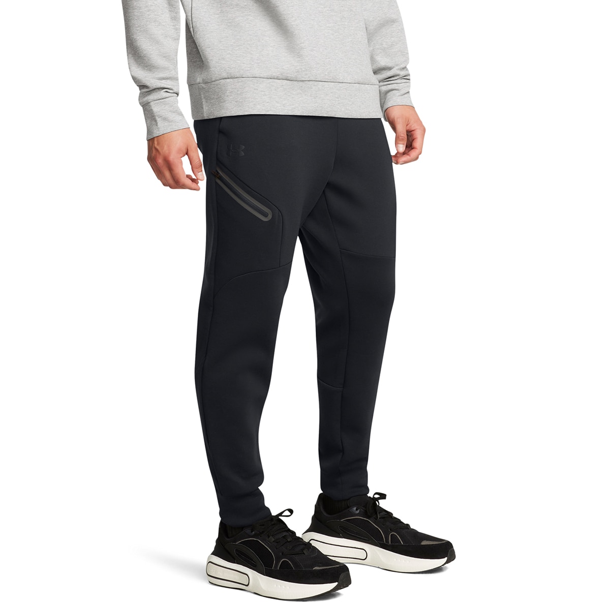 Under Armour - Pantalones casual de hombre Ua Unstoppable Flc Jgr Eu-Blk Under Armour.