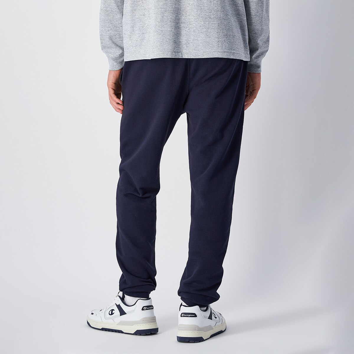 Calças Casual de Homem Rib Cuff Pants Azul-2