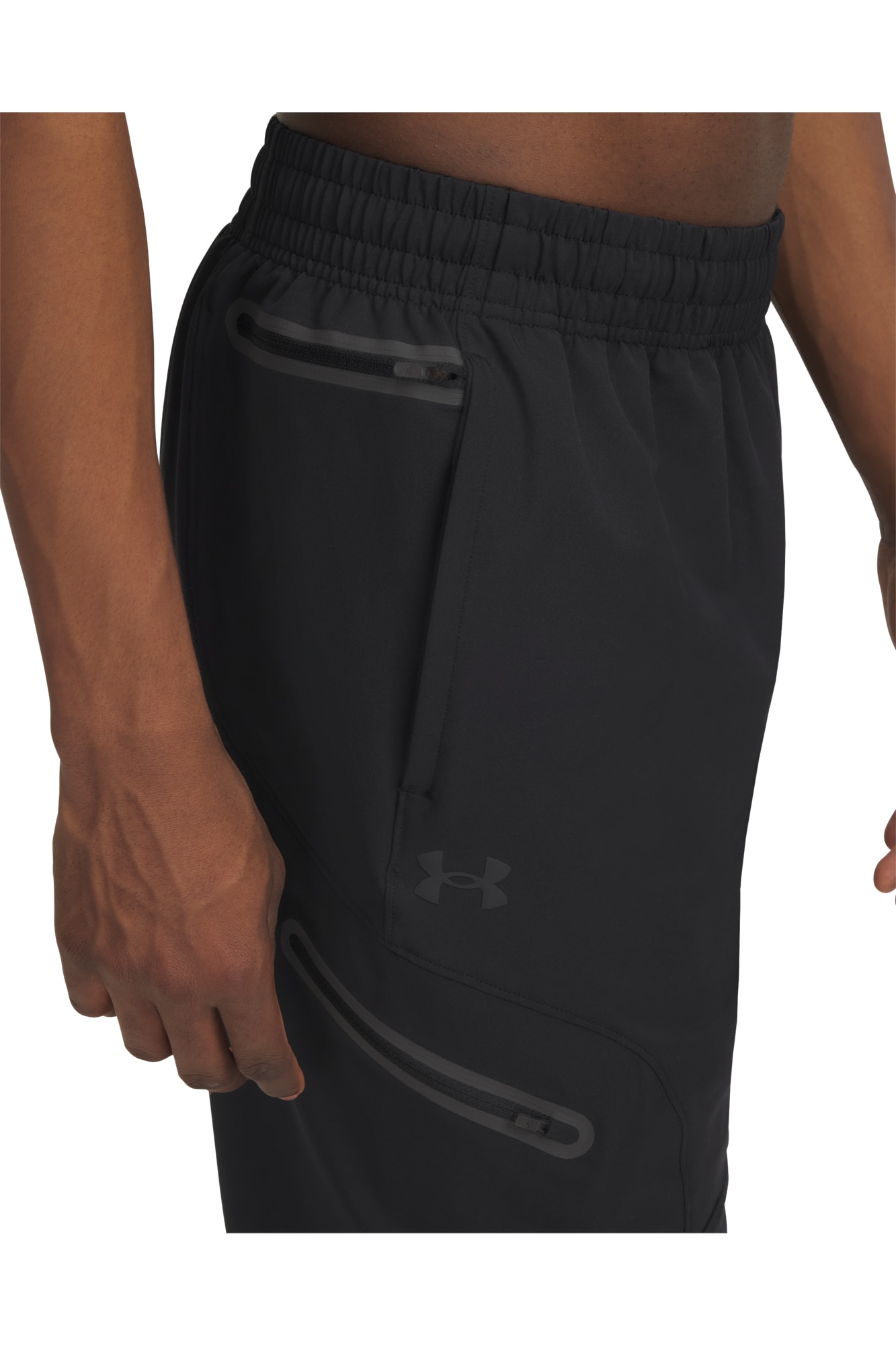 Calças de Homem UA Unstoppable Cargo Pant Preto-4