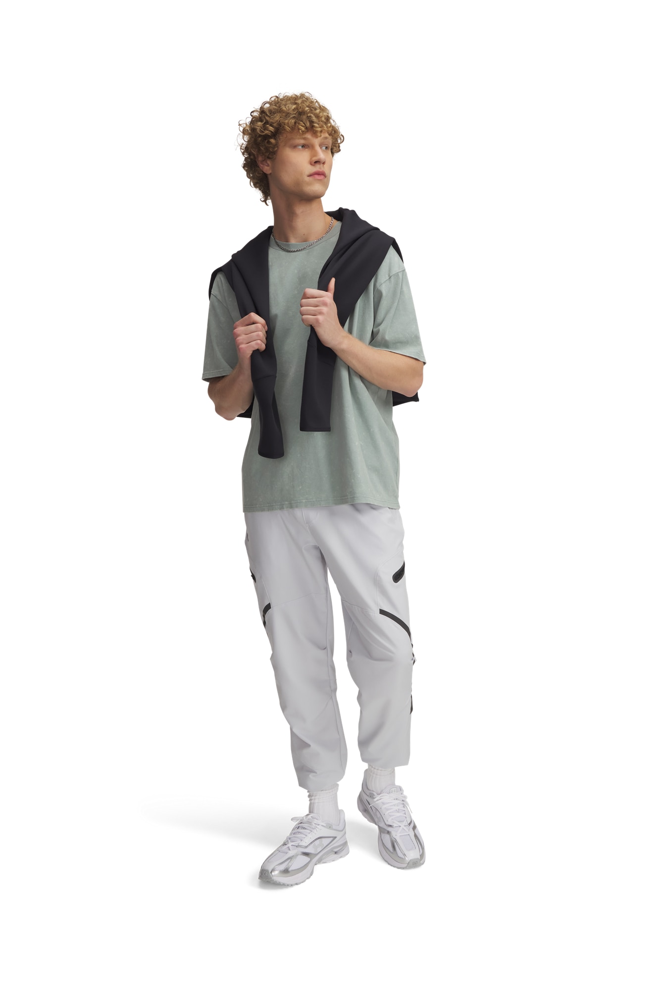 Calças de Homem UA Unstoppable Cargo Pant Cinzento-4