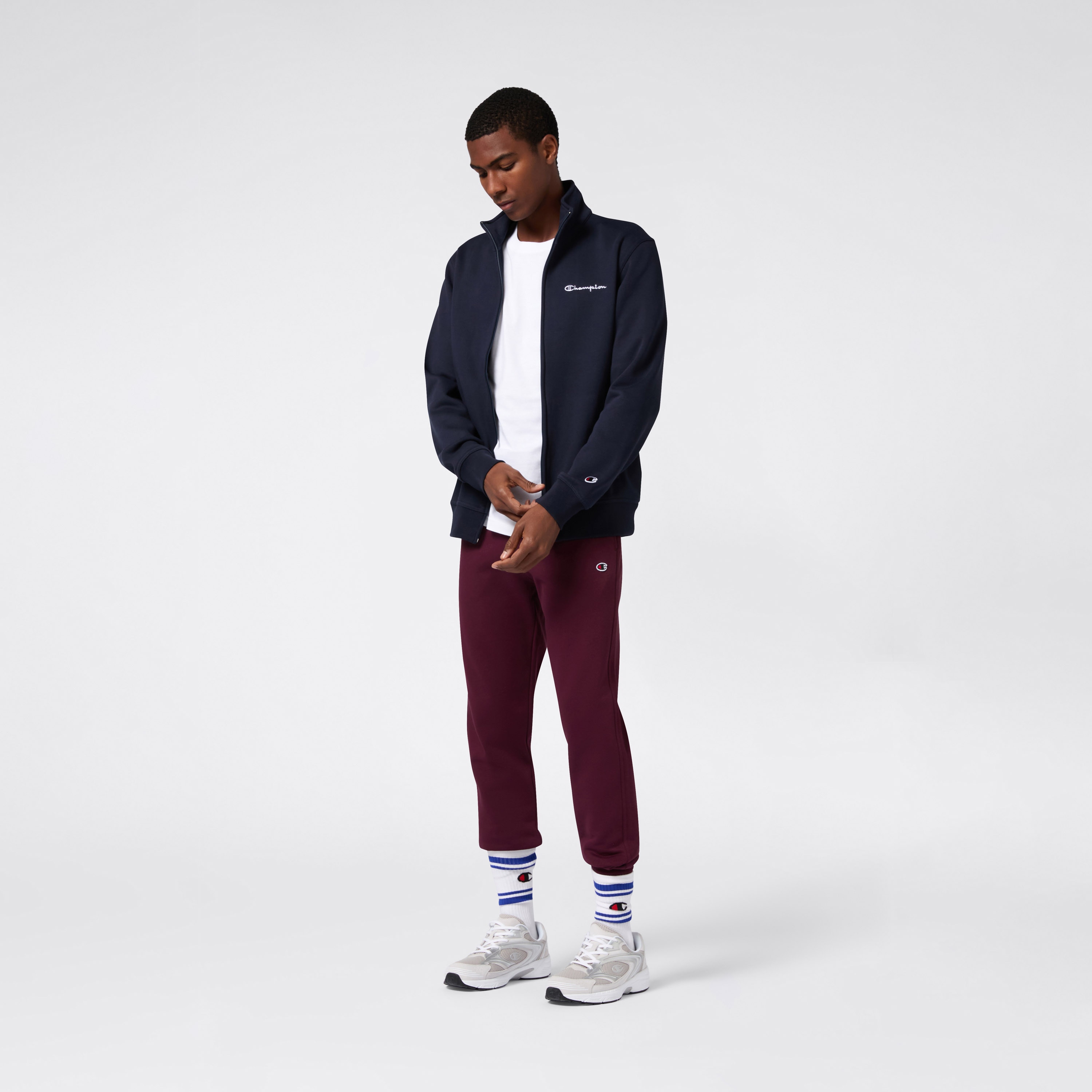 Calças de Homem Roxo-1