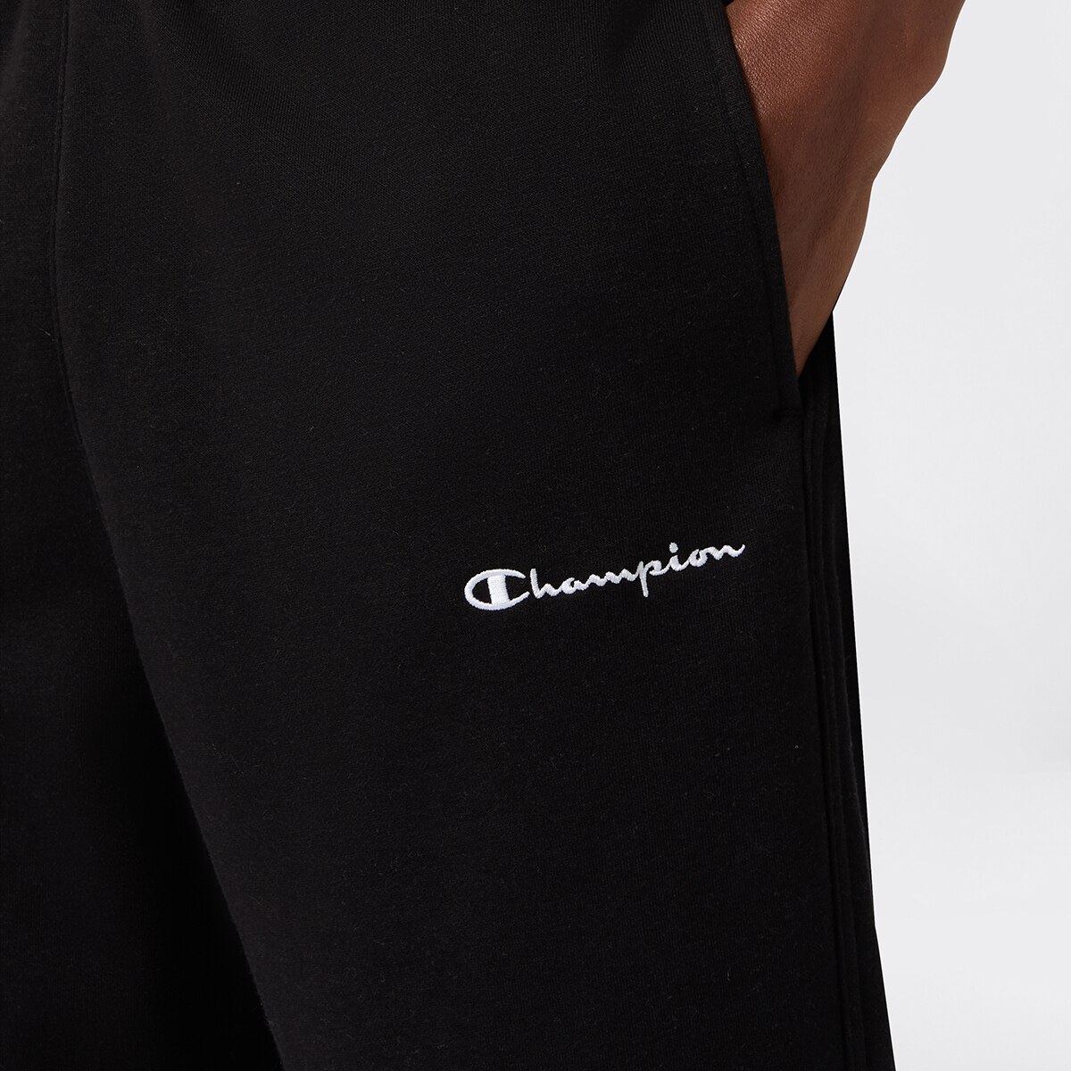Calças Casual de Homem Straight Hem Pants Preto-2