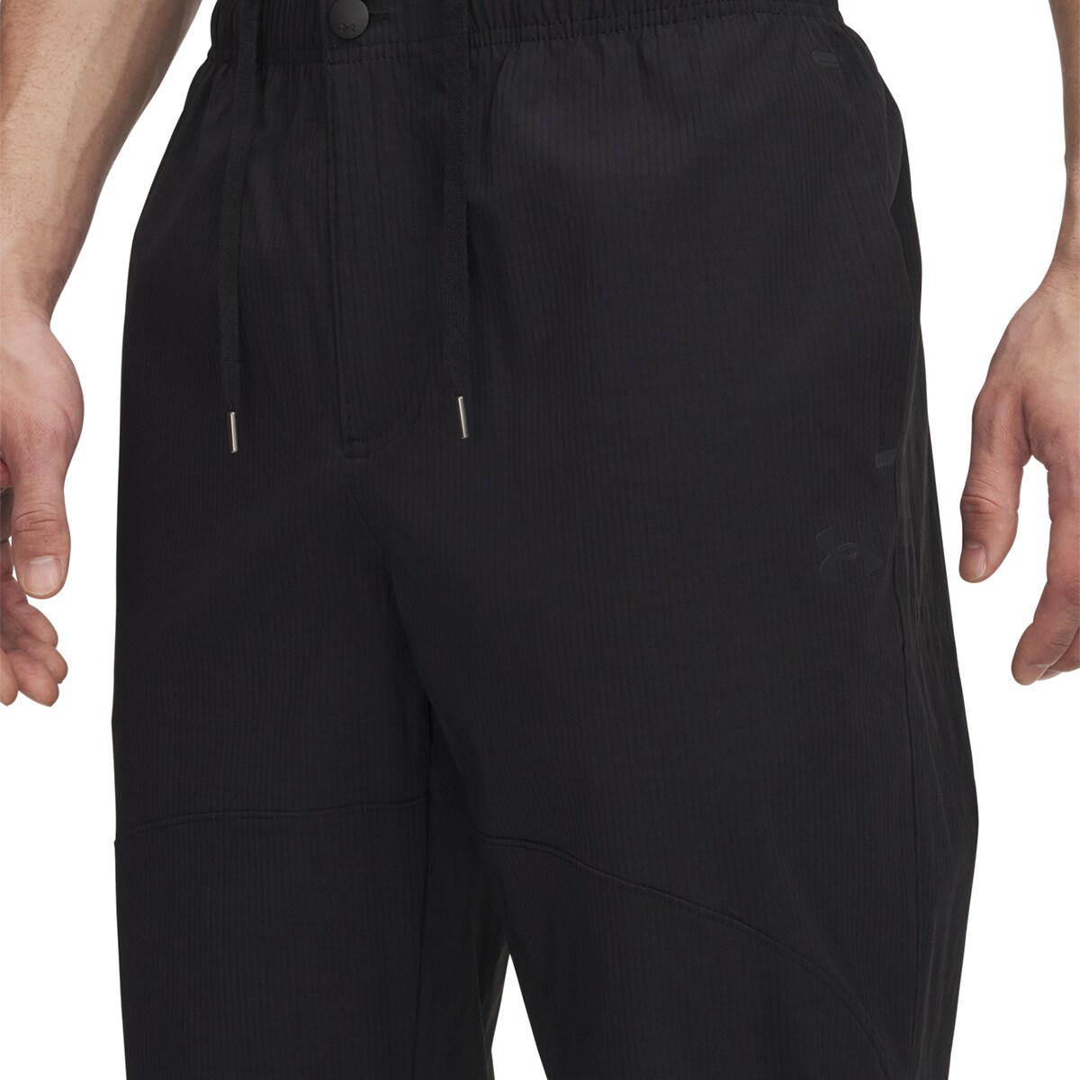 Calças de Homem UA Unstopable Woven TX Taper Preto-3