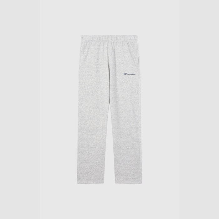 Calças de Homem Straight Hem Pants Cinzento-4