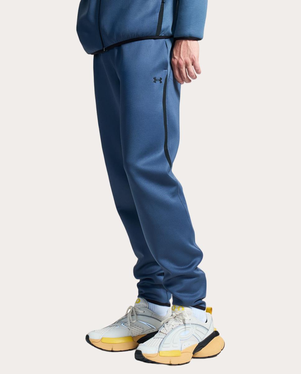 Under Armour Pantalón de hombre UA Unstoppable Flc Txtrd Jgr Gris azulado