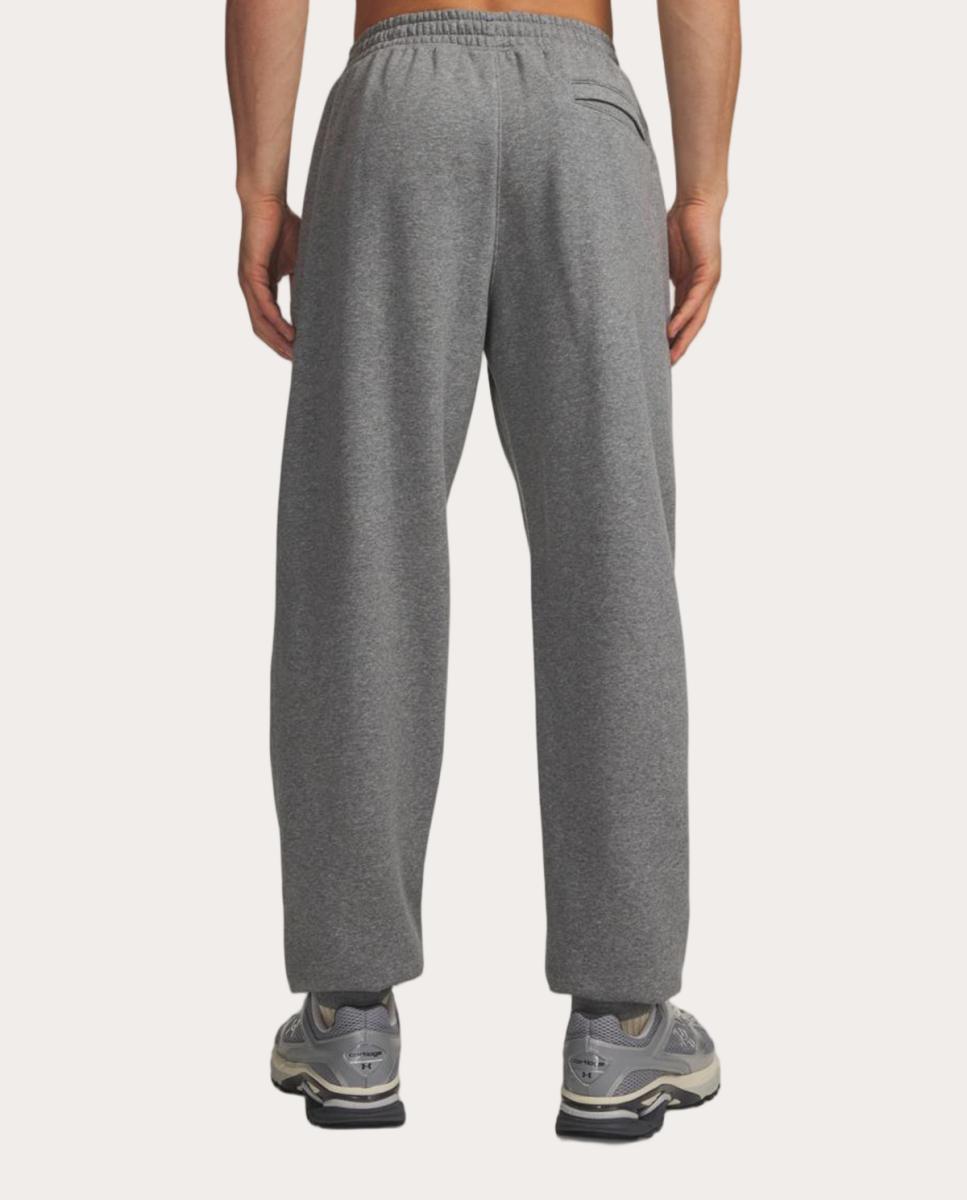 Calças de Homem UA Rival Flc Jogger Cinzento-granito-2
