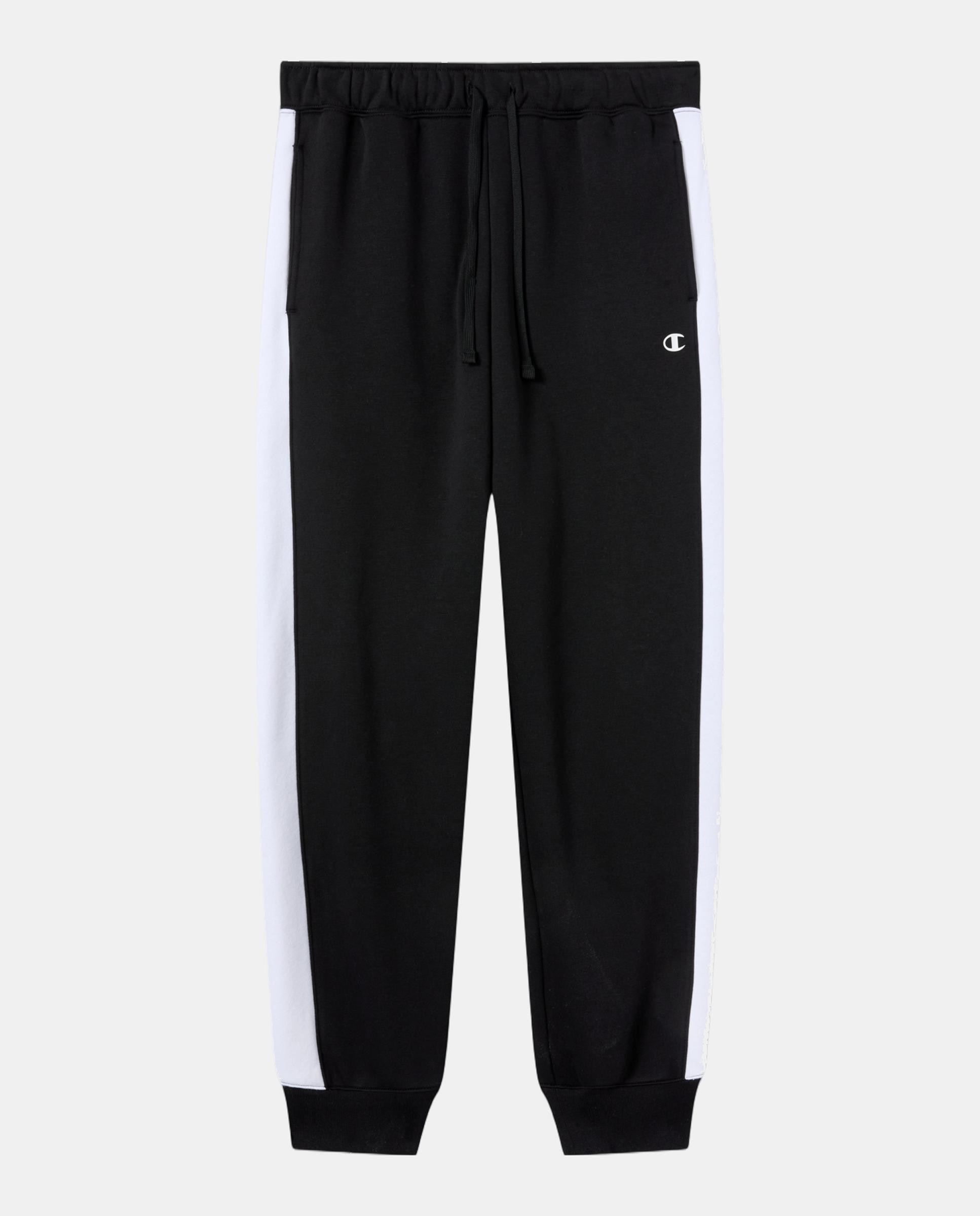 Calças Casual de Homem Rib Cuff Pants Preto-3
