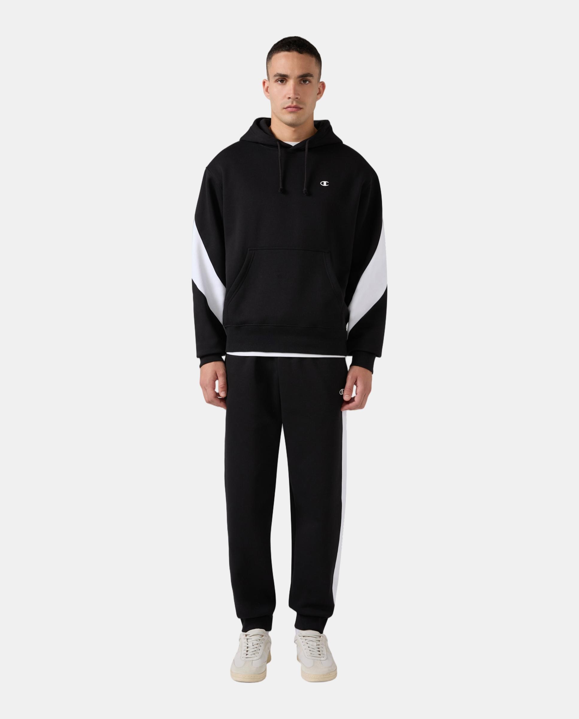 Calças Casual de Homem Rib Cuff Pants Preto-4