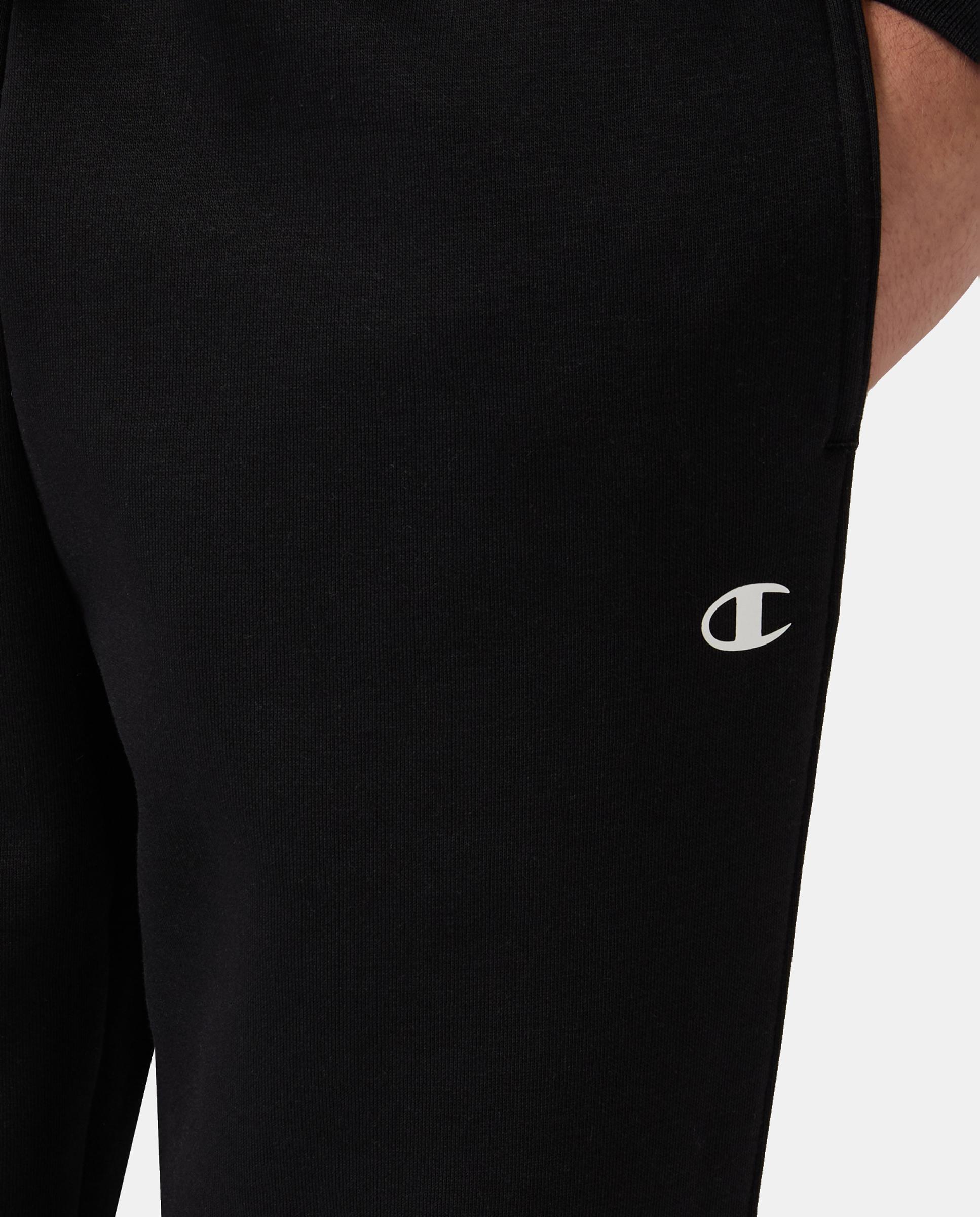 Calças Casual de Homem Rib Cuff Pants Preto-5